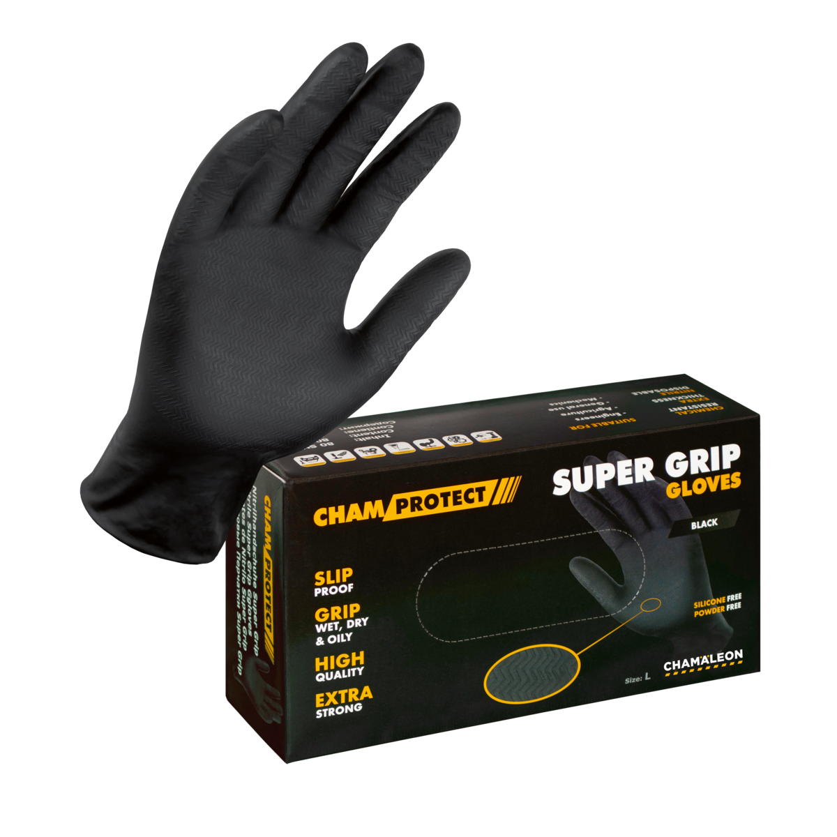 Nitrile gloves super grip